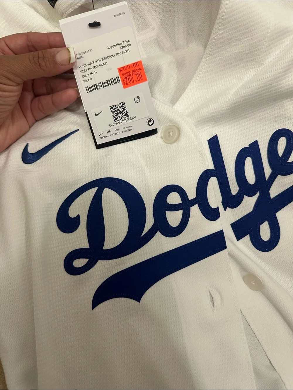 Nike Los Angeles Dodgers White Yamamoto #18 Jersey